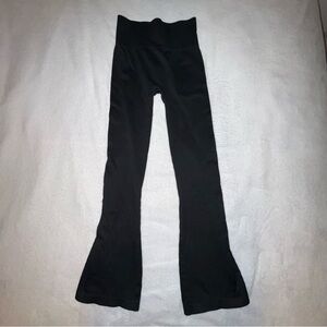 Black high waisted Flared Leggings